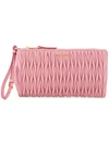 MIU MIU matelassé clutch bag,5NE455N8812470926