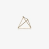 Shihara 25mm Triangle Earring In Metallic