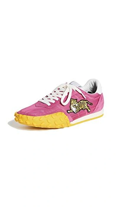 Kenzo K-run Memento Sneakers In Fuxia