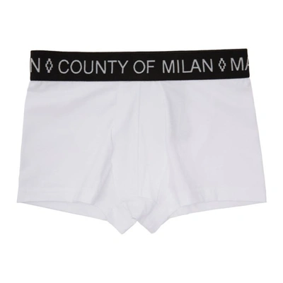 Marcelo Burlon County Of Milan Eskel四角裤 - 白色 In White