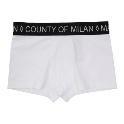 Marcelo Burlon County Of Milan Marcelo Burlon Men's White Cotton Boxer