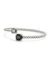 DAVID YURMAN Chatelaine Bypass Hermatine, Black Onyx, Pavé Diamond & Sterling Silver Bracelet