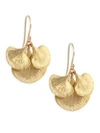 ANNETTE FERDINANDSEN Small Gingko Cluster Earrings