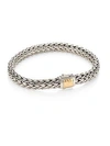 JOHN HARDY Classic Chain Hammered 18K Yellow Gold & Silver Medium Chain Bracelet