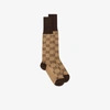 GUCCI GUCCI GG SUPREME PRINT SOCKS,12316473