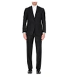 CANALI BLACK WOOL-TWILL SUIT