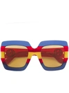 GUCCI square frame sunglasses,GG0178S12470170