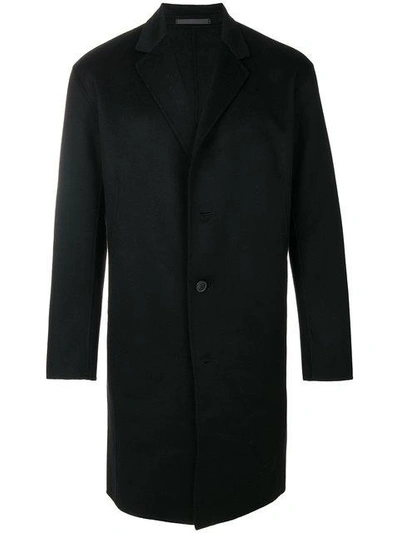 Theory Double-faced Cashmere Coat In Black