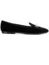 TOD'S TOD'S DOUBLE T SLIPPERS - BLACK,XXW47A0V141HGCB912470834