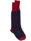 GUCCI LOGO INTARSIA LONG SOCKS,4710934G59212321892