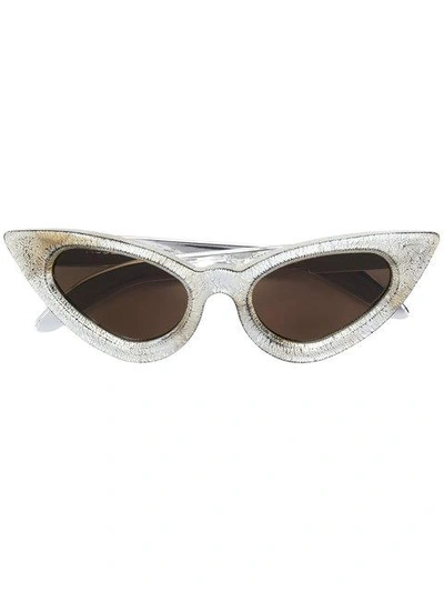 Kuboraum Mask Y3 Sunglasses In Metallic