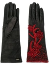 Prada Floral Appliqué Gloves