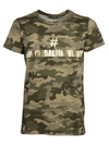 Balmain Camouflage Print Logo T-shirt