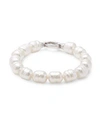 MAJORICA WOMEN'S STERLING SILVER & PEARL DIVINE BRACELET,0400095770808