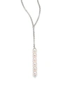 MAJORICA 5MM Organic Pearl Drop Necklace,0400095770733
