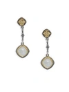 KONSTANTINO Labradorite, Sterling Silver & 18K Yellow Gold Earrings,0400094972044