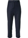 THOM BROWNE CROPPED TAILOR TROUSERS,FTC025A0243012473963