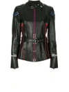 ALEXANDER MCQUEEN WHIP-STITCHED LEATHER JACKET,493353Q5HLX12460854