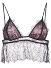 FLEUR DU MAL ROSE LACE CAMI BRALETTE,BR0125010012294271