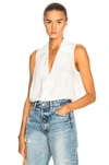 L AGENCE Freja Drape Top,4794 GG