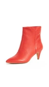 Dolce Vita Dee Booties In Red