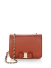 FERRAGAMO Small Vara Rainbow Leather Crossbody Bag