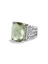 David Yurman Wheaton Gemstone & Diamond Ring In Prasiolite