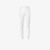 Sprwmn Skinny Leather Trousers In White