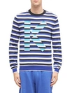 KENZO Logo Striped Cotton Sweater