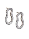MONICA VINADER Diamond & 18K Gold Riva Pod Stud Earrings