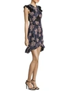 THREE FLOOR Paradiso Floral Ruffle Fitted Dress