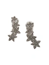 OSCAR DE LA RENTA star fish clip-on crystal earrings,R18J114ASL12338920