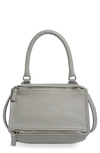 GIVENCHY 'SMALL PANDORA' LEATHER SATCHEL - BEIGE,BB05251013