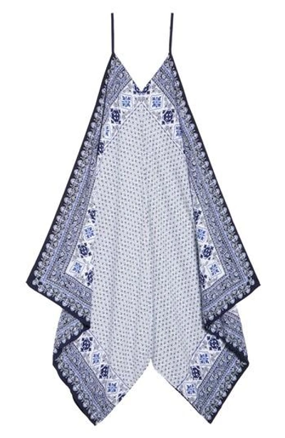 Tommy Bahama Tika Tiles Scarf Dress Swim Cover-up In Sanibel Blue