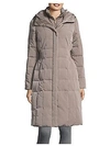 COLE HAAN Hooded Quilted Down Coat,0400093053786
