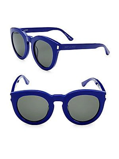 Saint Laurent Women's Surf Sunglasses In Blue