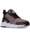 Nike Women's Air Huarache Run Ultra Se Running Sneakers From Finish Line In Port Wine/metallic Mahoga