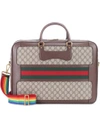 GUCCI COATED CANVAS TRAVEL BAG,P00280426-1