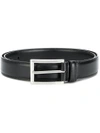 Prada Rectangular Buckle Belt In Black
