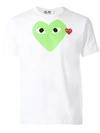 Comme Des Garçons Play Comme Des Garcons Play Heart Play T-shirt In White