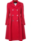 MOSCHINO MOSCHINO DOUBLE BREASTED FROCK COAT - RED,J0604551512469117