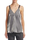 BRUNELLO CUCINELLI Silk V-Neck Tank