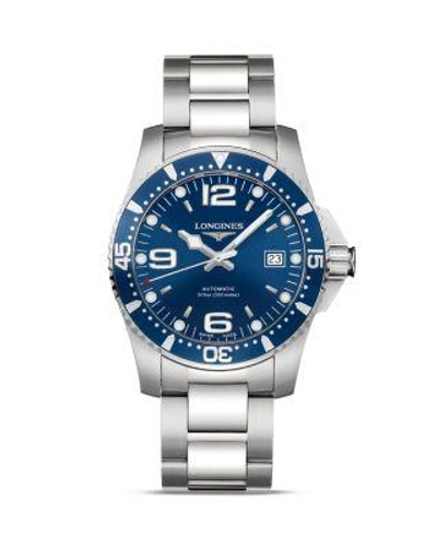 Longines Hydroconquest Automatic Bracelet Watch, 41mm In Silver