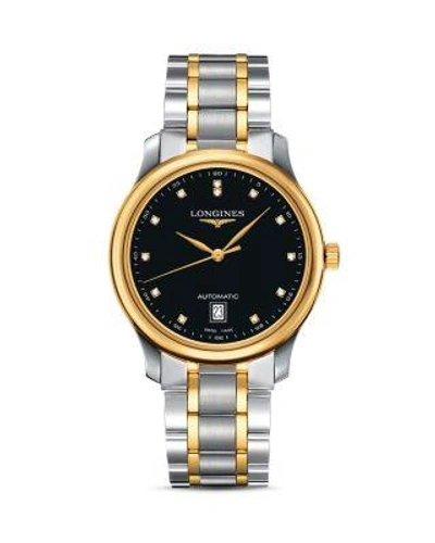 Longines Master Collection Watch, 38.5mm In Black/gold