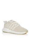 Adidas Originals Men's Equipment Support Knit Lace Up Sneakers In White