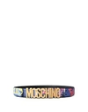 MOSCHINO LEATHER BELTS,46547837