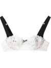 FLEUR DU MAL CROCHET LACE BALCONETTE BRA,BR0038140011111792