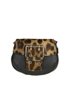 FURLA BAG HASHTAG S LEATHER AND PONY AND COLOR BLACK,913580