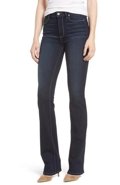 Paige Transcend - Manhattan High Waist Bootcut Jeans In Telluride