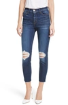 L AGENCE ABIGAIL FRENCH SLIM RIPPED SKINNY JEANS,2452RDMD